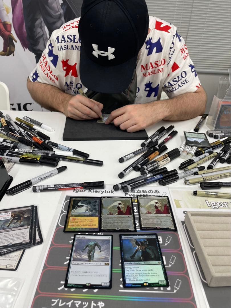 白金の帝像 foil 日本語版 signed