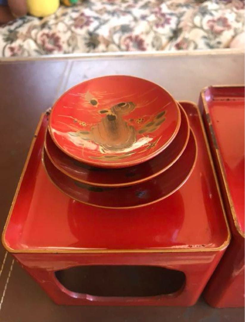 年代物　お屠蘇　屠蘇器　二組