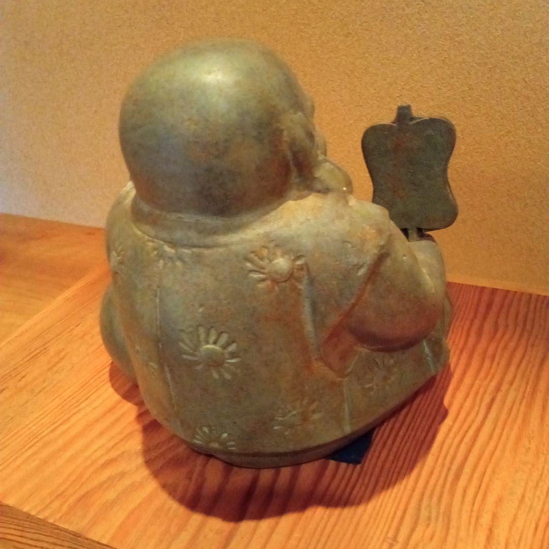 時代物 珍品】布袋像 ブロンズ・銅？製(2.7㌔) - glorybeautysalon.com