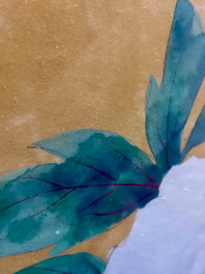 #宮下柚葵「牡丹」 絵画 額装作品 直筆サイン入り