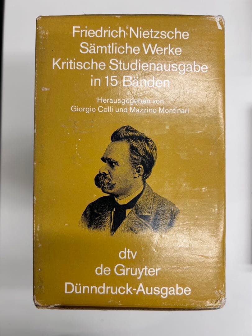DTV「フリードリヒ・ニーチェ全集」全15冊揃セットドイツ語版/思想/古典文献/ DTV「フリードリヒ・ニーチェ全集」全15冊揃セットドイツ語版/思想