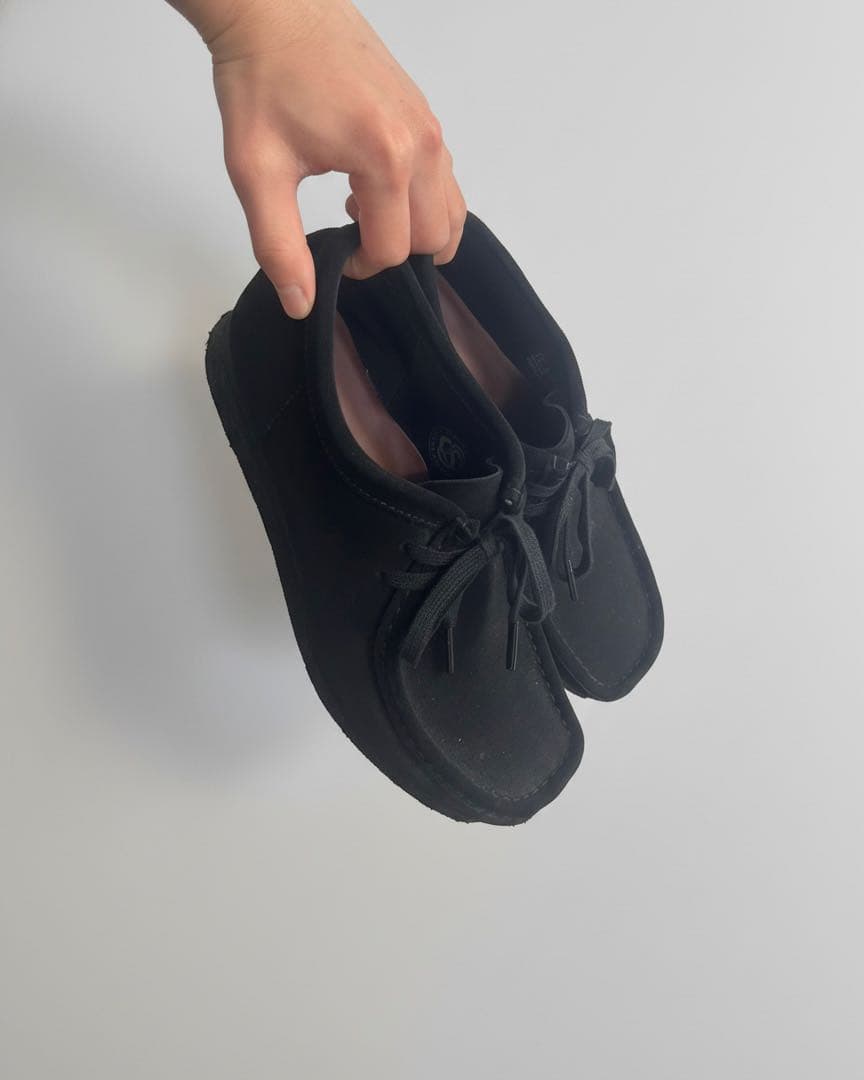 【美品】CLARKS ワラビー ブラック 26cm