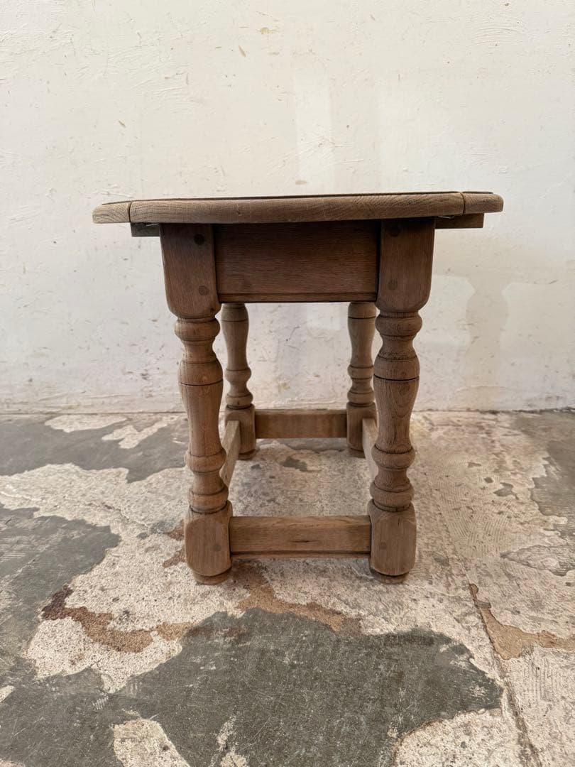 ビンテージ ドロップリーフテーブル ドロップサイドテーブル 剥離