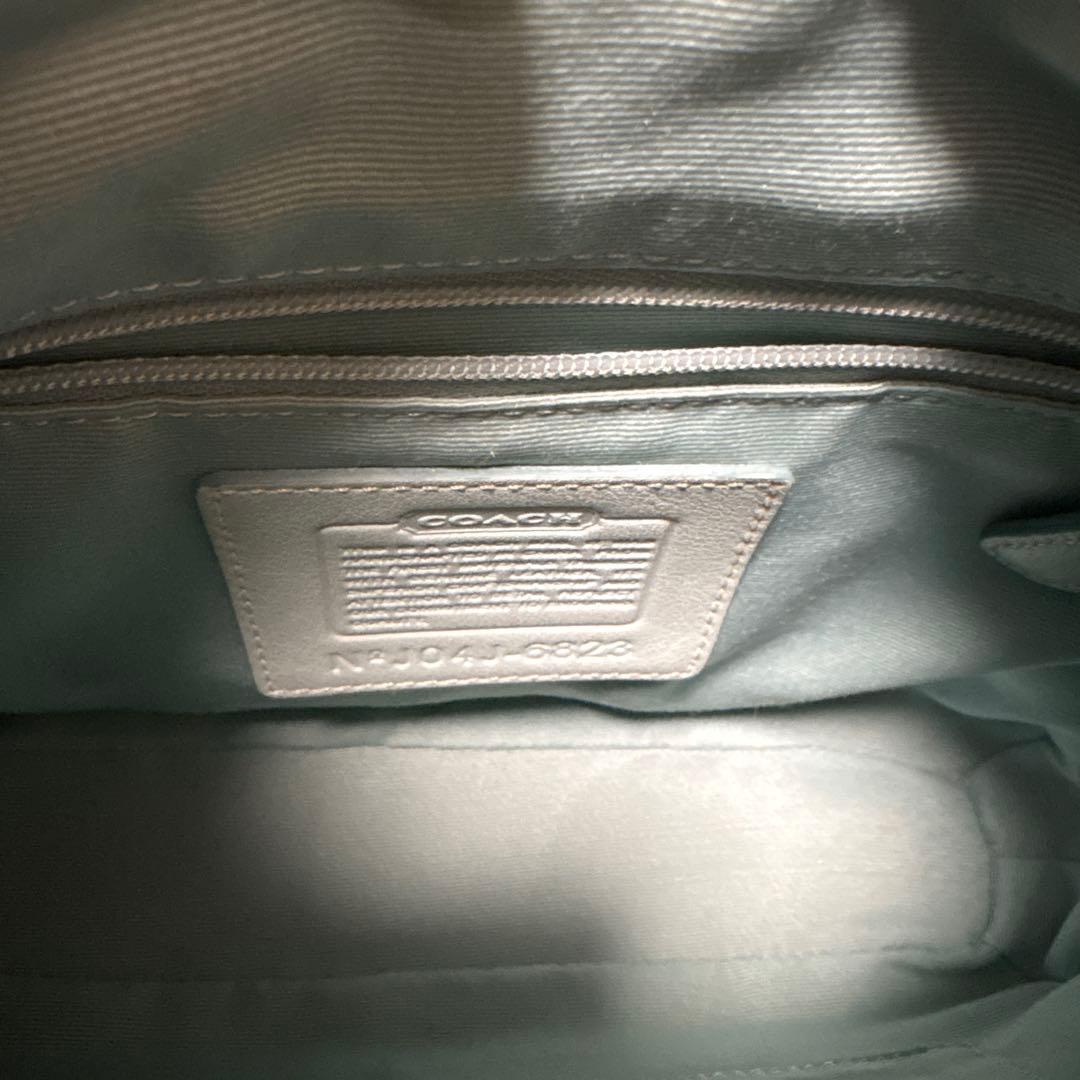 バッグ COACH SOHO signature shoulder bag blue