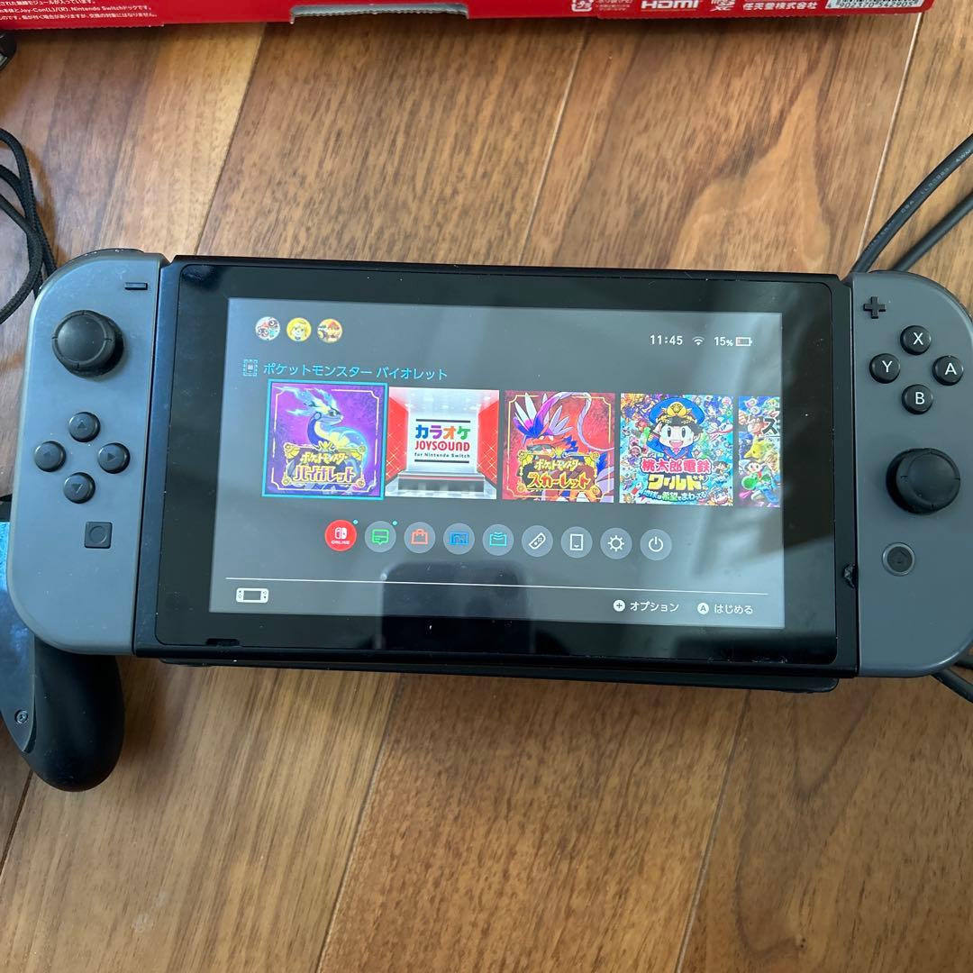 D*様 Nintendo Switch グレー 本体 ドック付き