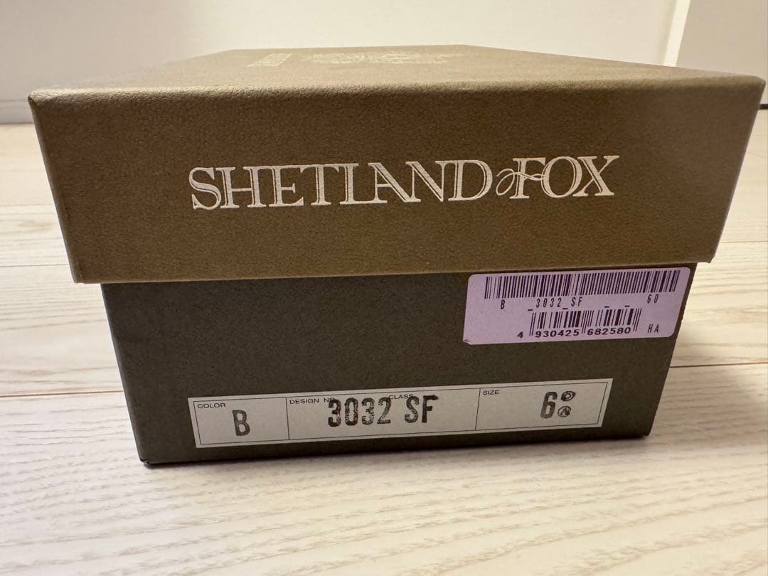 SHETLAND FOX ブラック ドレスシューズ
