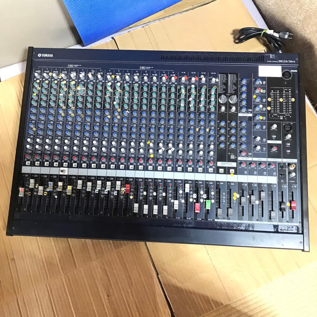 YAMAHA MG24 14FX 大型ミキシングコンソール ミキサー ジャンク - メルカリ