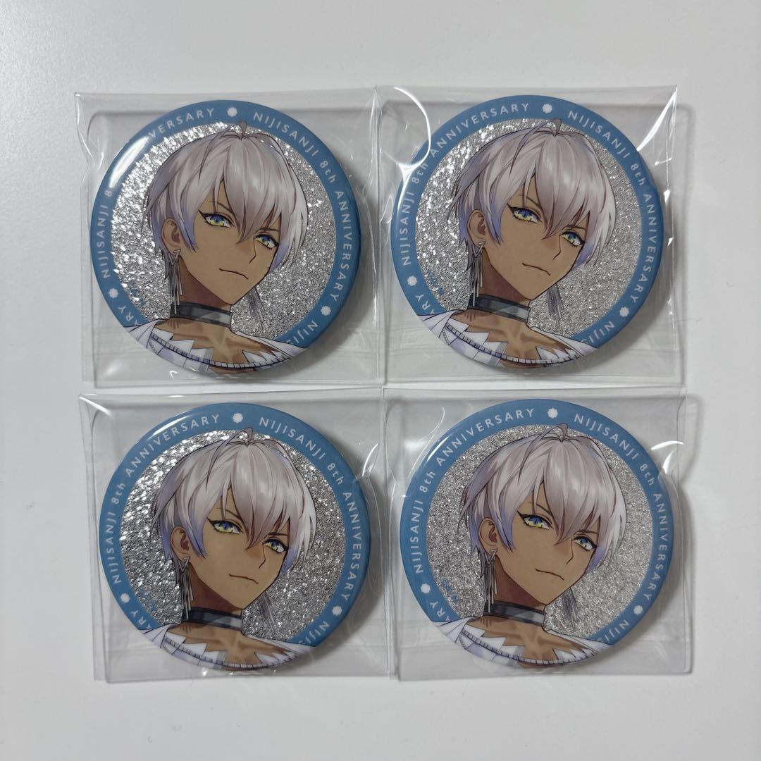 にじさんじ イブラヒム グリッター缶バッジ 8周年 - メルカリ