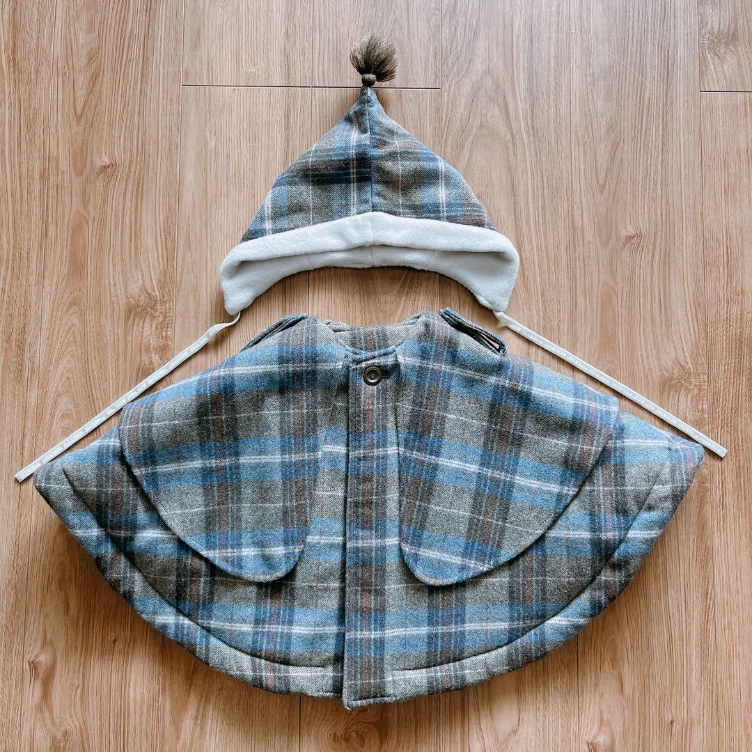 【メルカリ市限定価格】MARLMARL ポンチョ コート ホリデー限定チェック