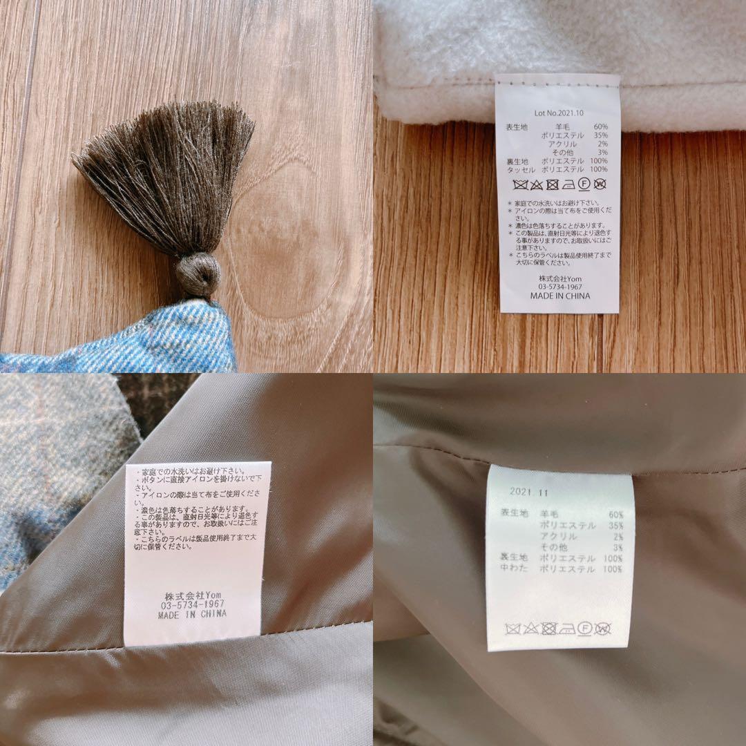 【メルカリ市限定価格】MARLMARL ポンチョ コート ホリデー限定チェック