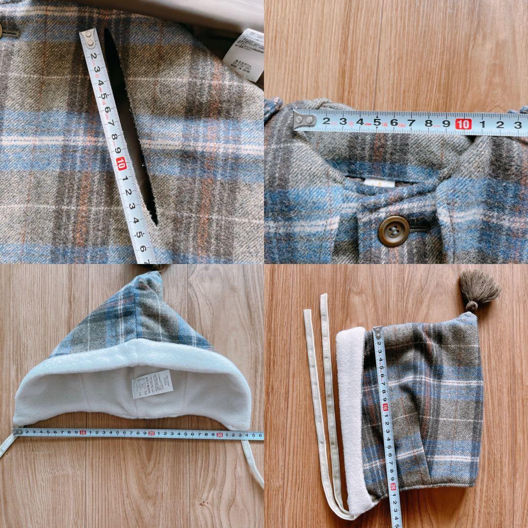 【メルカリ市限定価格】MARLMARL ポンチョ コート ホリデー限定チェック