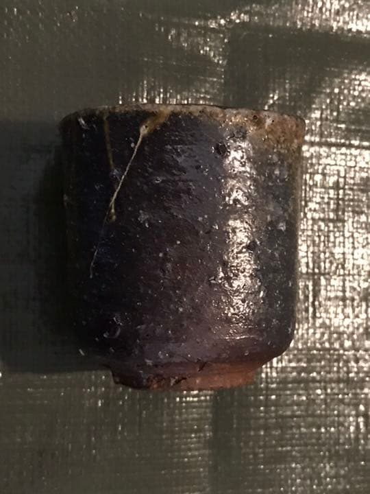 森本良信 湯呑 湯のみ 初窯 左馬