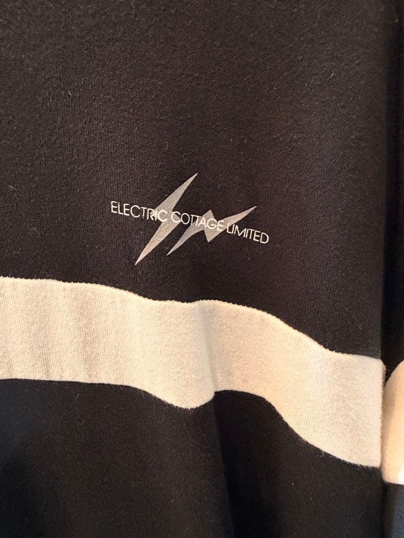ELECTRIC COTTAGE パーカー 黒/白