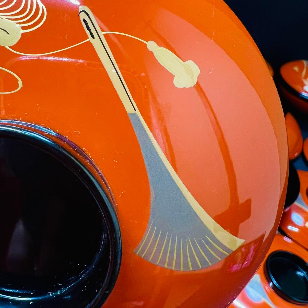 漆器　輪島塗　金蒔絵　沈金　木製　蓋付椀　お煮物椀　吸物椀　10客　漆芸