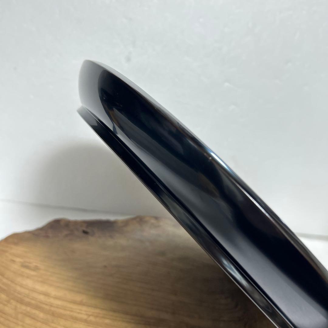 未使用　螺鈿　青貝嵌入　真塗　漆塗　八掛盆　乱盆　丸盆　茶道具　茶道　裏千家