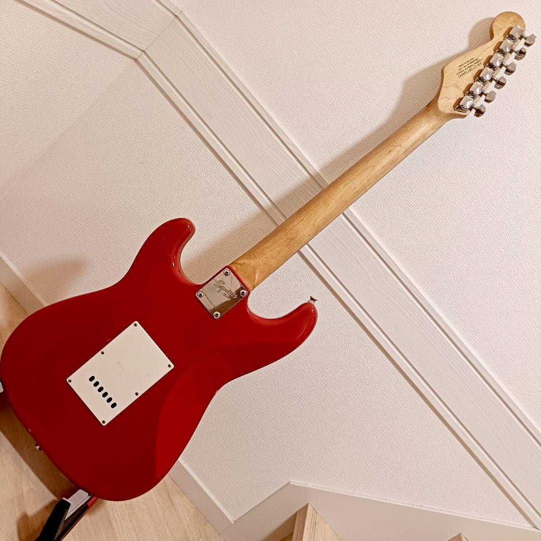 メンテ済｜Squier エレキギター ストラトキャスター ダコタレッド
