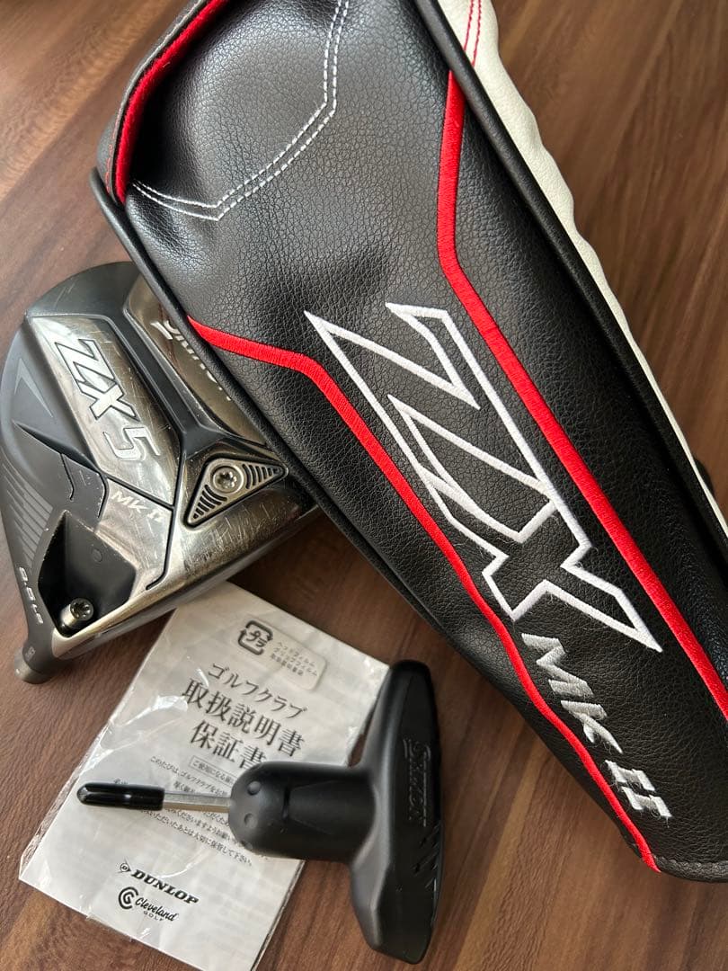 スリクソンZX5МKⅡLS9.5ヘッドのみ純正ヘッドカバー付き