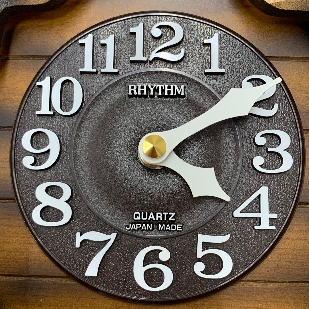 RHYTHM クォーツ 報時付掛け時計