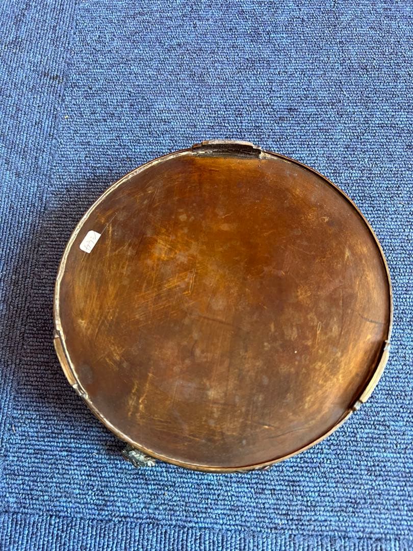 867  銅製　カエル　鉢　時代物