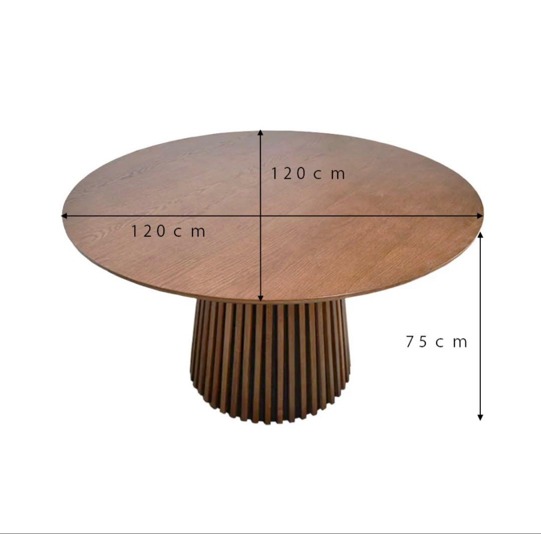 【NOCE】新品未使用 円形ダイニングテーブル