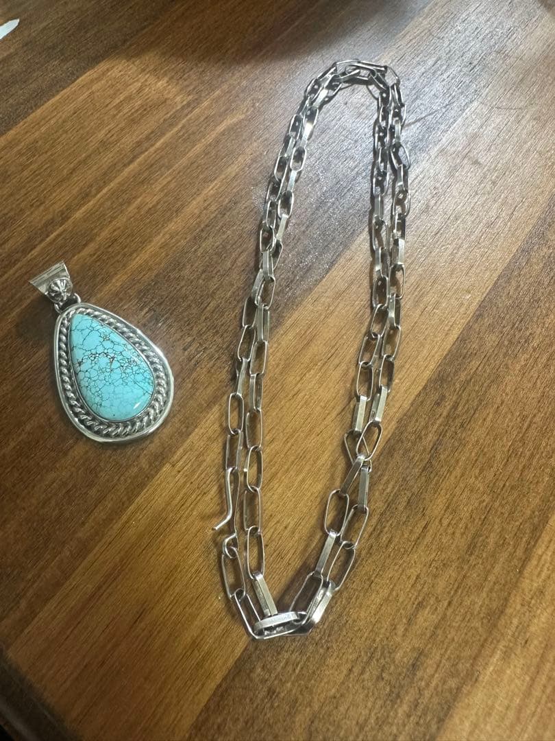 ナバホハンドメイドチェーン　60cm