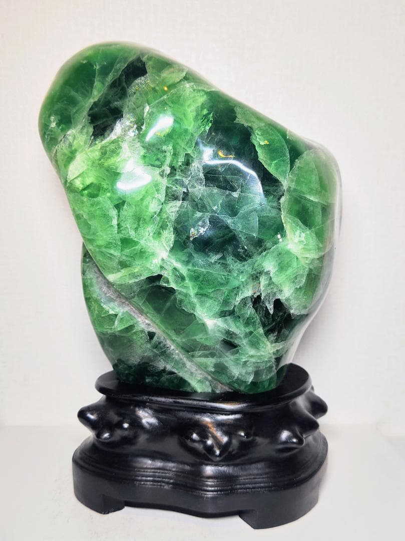 家元華老/春華/木原/夏山雨後山水図/掛軸☆宝船☆Y-786 JM