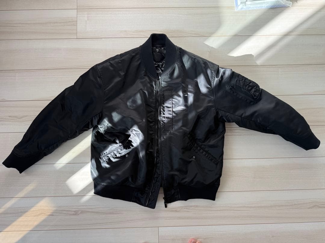 UNIQLO+J ハイブリッドダウンオーバーサイズ MA-1 2XL