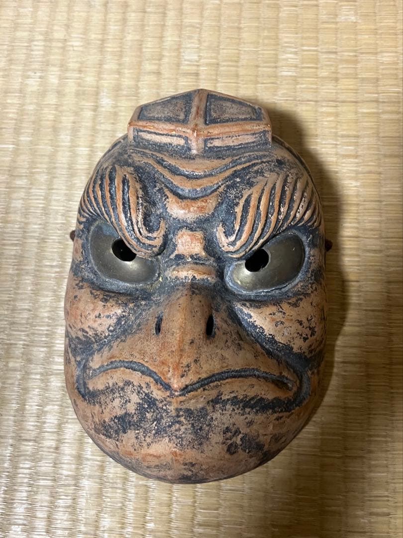 値下げ！能面　鳥天狗 Amazon.co.jp: [AiO JAPAN] 天狗面 匠の技術で彫られた壁掛け用木彫り