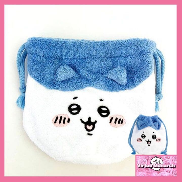 ちいかわ フェイス巾着（ハチワレ）Ⅲ - メルカリ