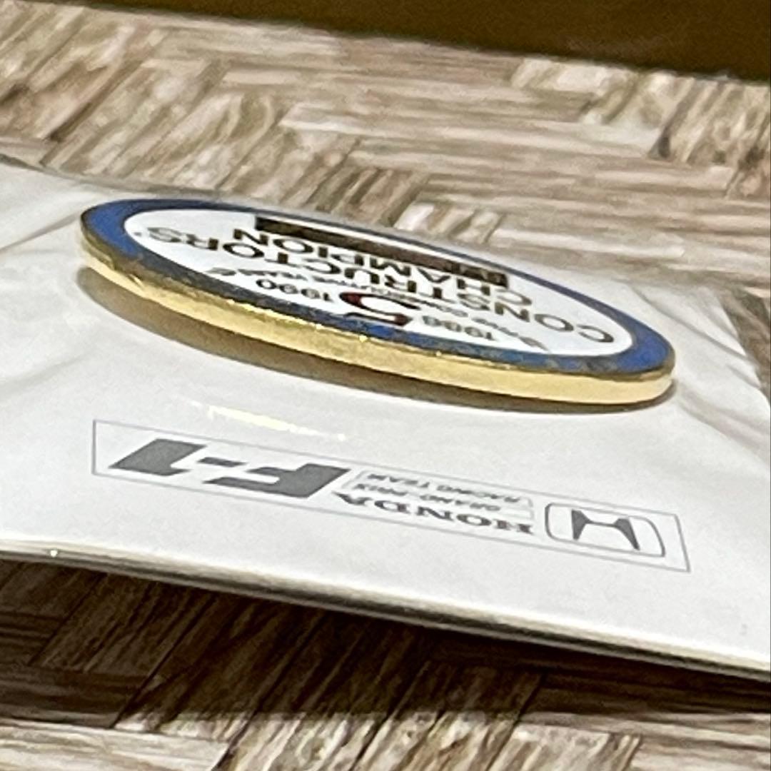 非売品 5年連続 HONDA F1 コンストラクターズチャンピオン ピンズ