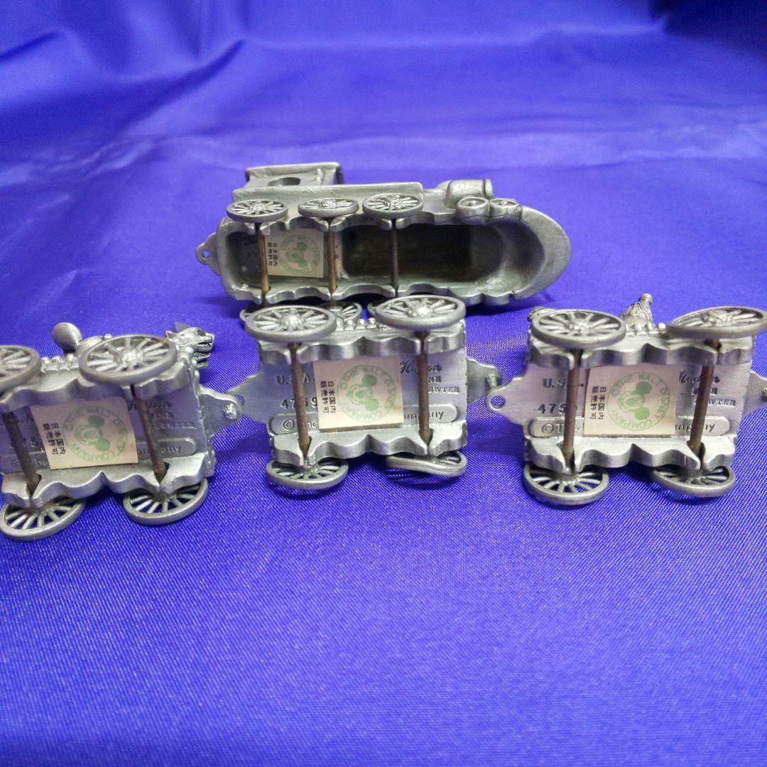 ディズニー ハドソン ピューター 真鍮製 ミッキー&フレンズ 列車