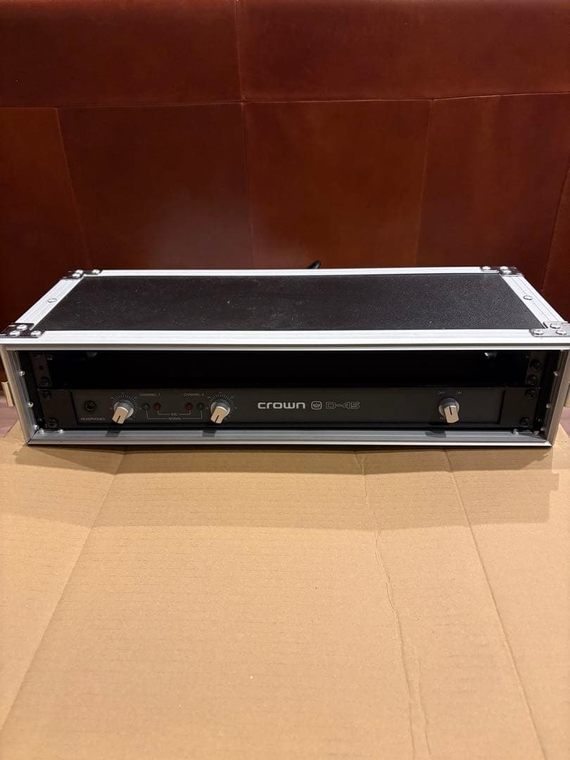 crown D-45 パワーアンプ&2Uハードケースセット - メルカリ