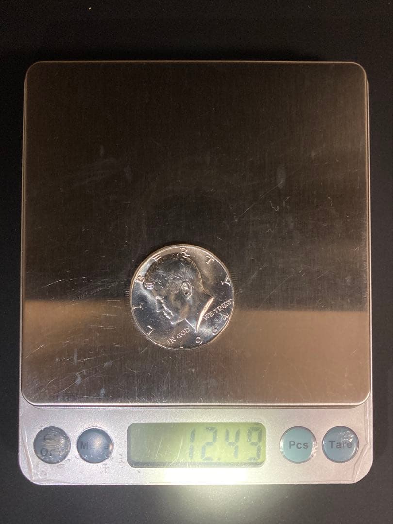 《アメリカ》ケネディハーフダラー銀貨3枚まとめて［2］