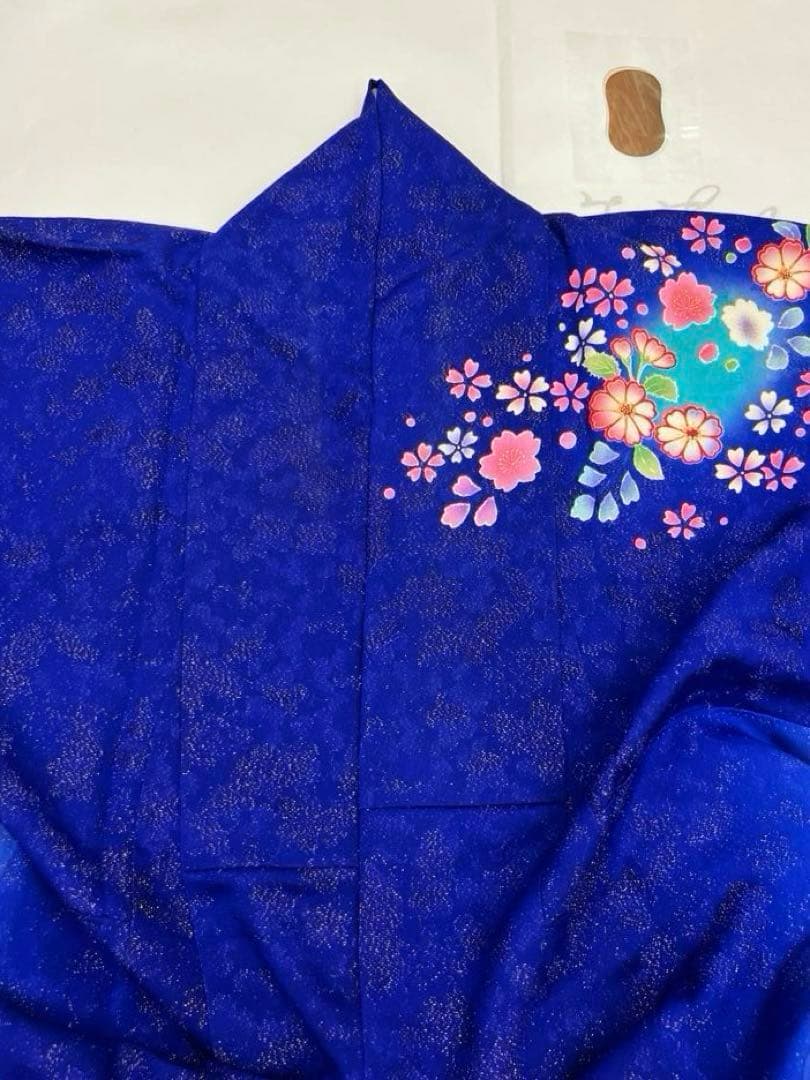 豪華 振袖6点フルセット 鈴乃屋 銀通し ブラック 151〜161cm 振袖一式