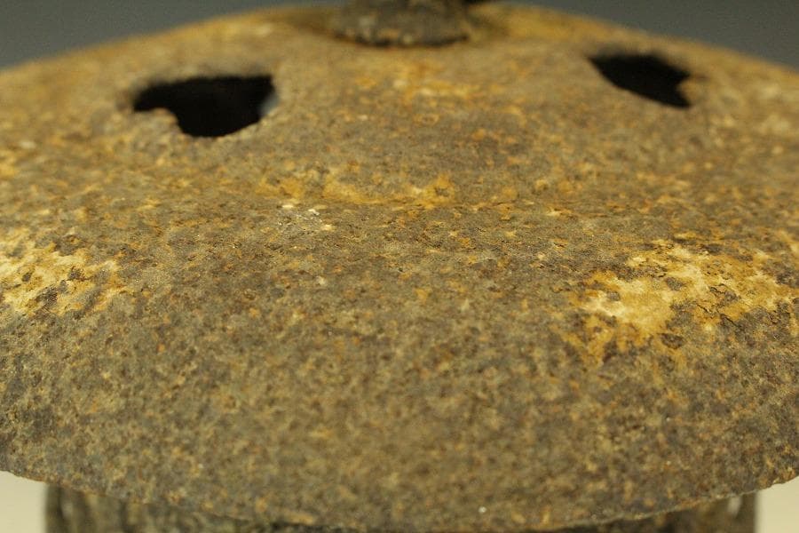 吊り灯籠 時代 詫び寂 鉄灯籠 高28cm 庭道具(LC623) - メルカリ