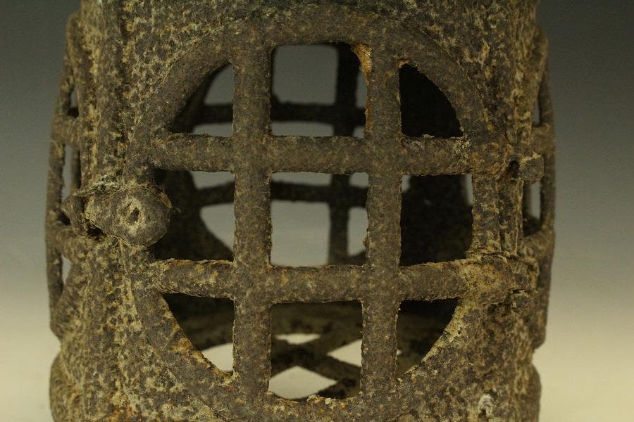 吊り灯籠 時代 詫び寂 鉄灯籠 高28cm 庭道具(LC623) - メルカリ