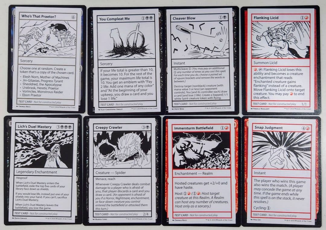 MTG ミステリーブースター2　テストカードまとめ売り24枚