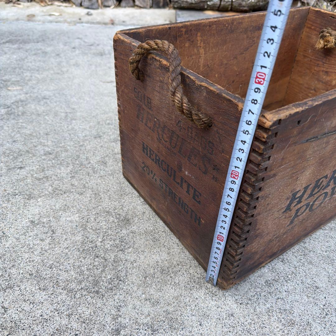 40-50s ヘラクレス ヴィンテージ木箱 USA 製 アンティーク 店舗什器