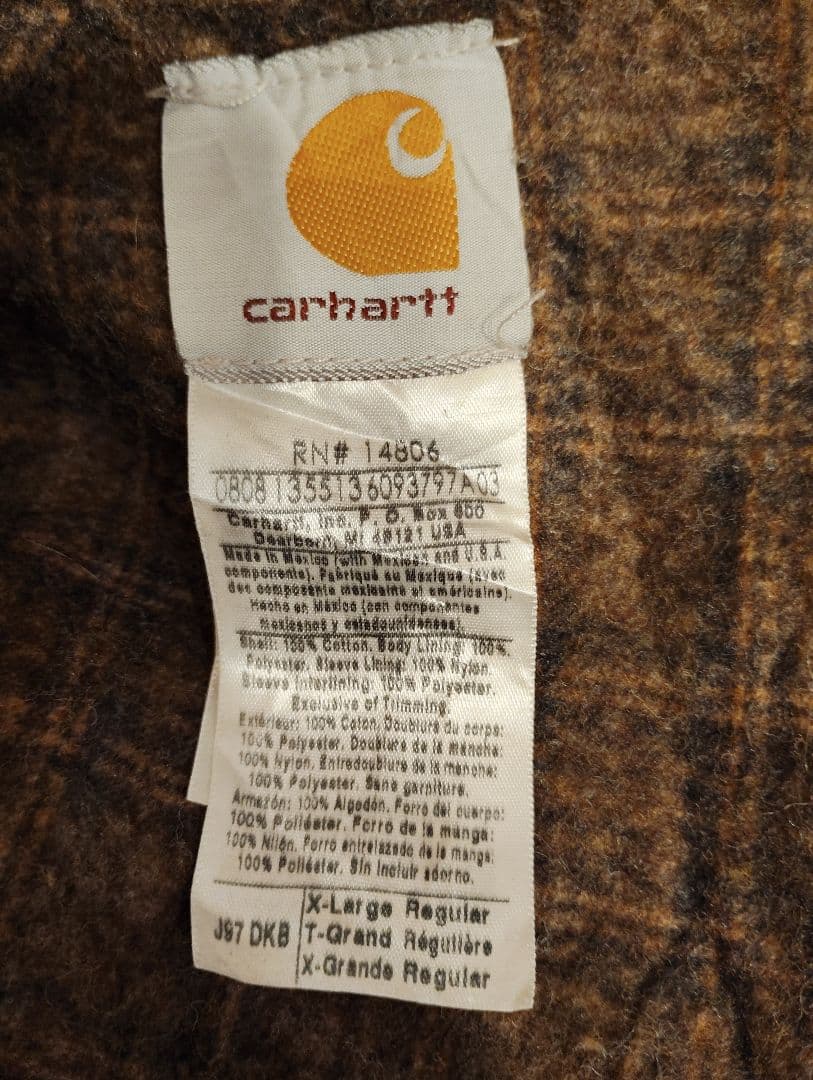 渋フェードCarharttデトロイトジャケットカーハート