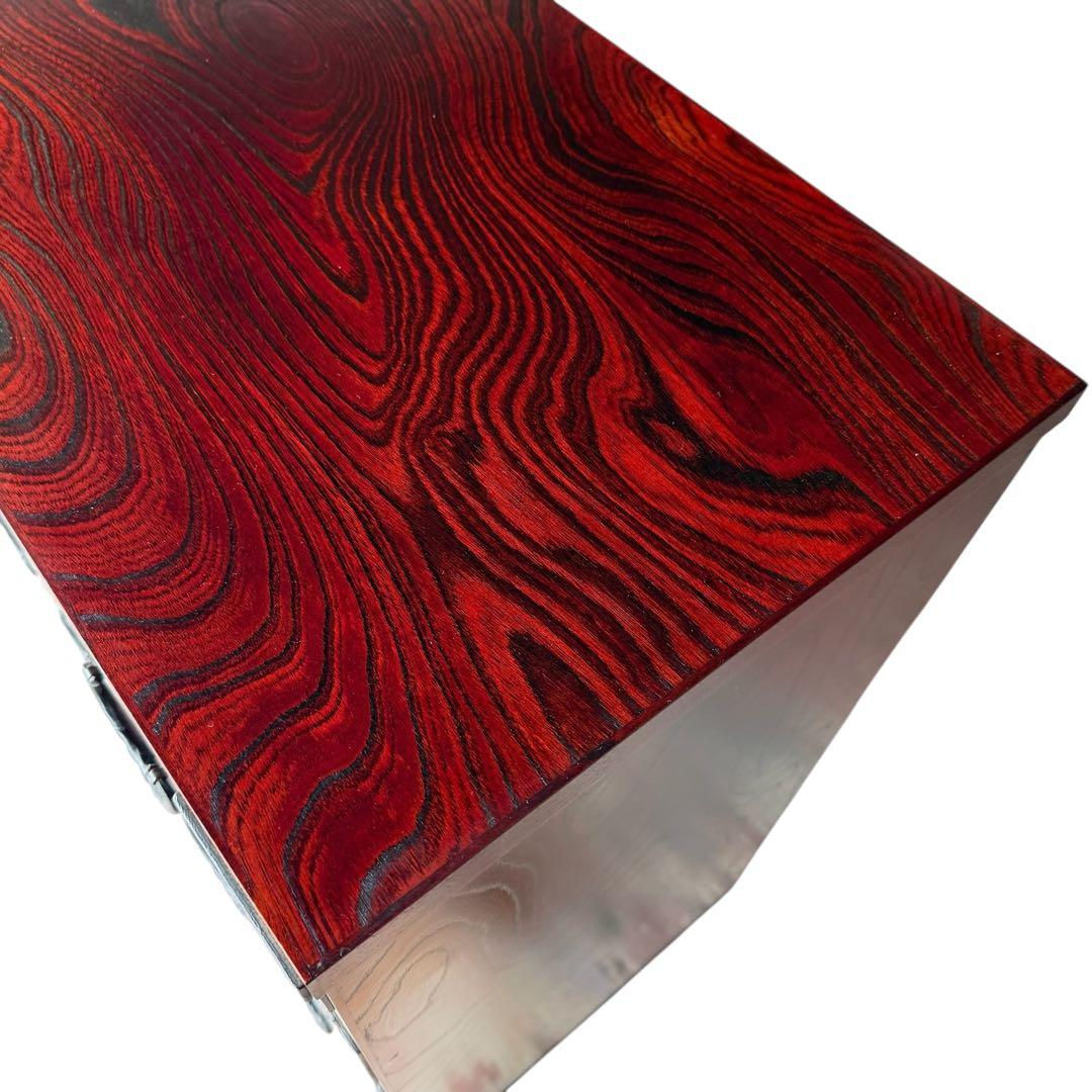 HR836 岩谷堂箪笥 4段4杯 鍵付き 南部鉄器 漆塗り最高級