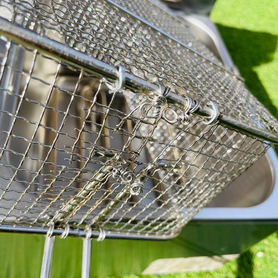 業務用 電気フライヤー 2槽タイプ／バスケット1個／動作良好