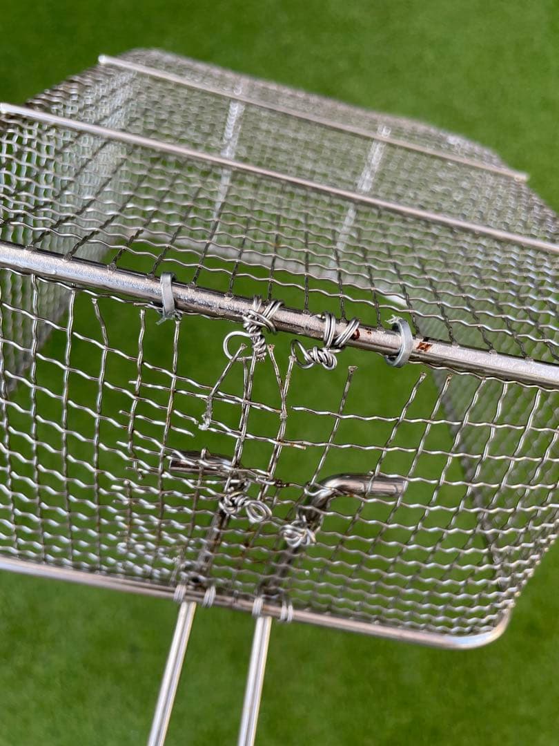 業務用 電気フライヤー 2槽タイプ／バスケット1個／動作良好