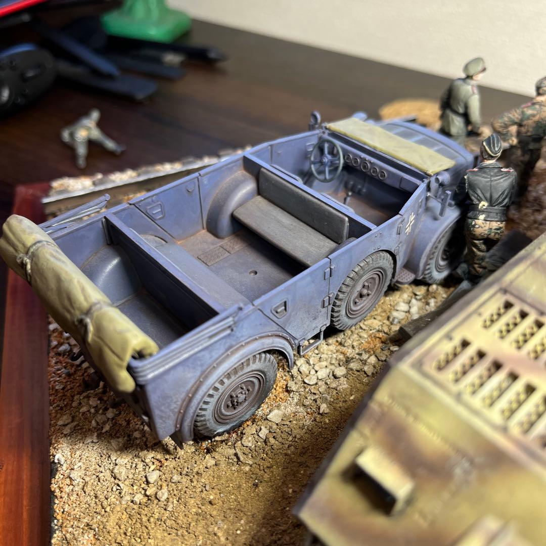 1/35 ドイツ軍　超重戦車マウス　ジオラマ