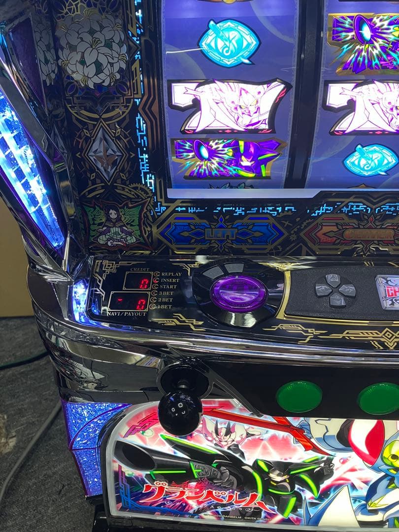 パチスロ実機 S グランベルム コイン不要機付 ⭕️送料無料⭕️ 北