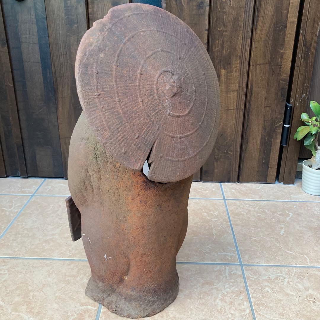 たぬき狸レトロ鉄製 柳森神社おたぬき様 福寿神の狸 STEINS;GATE信楽焼