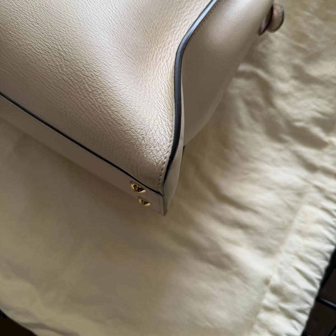 FENDI ピーカブー レギュラー モンスター パイソン アイボリー ショルダー