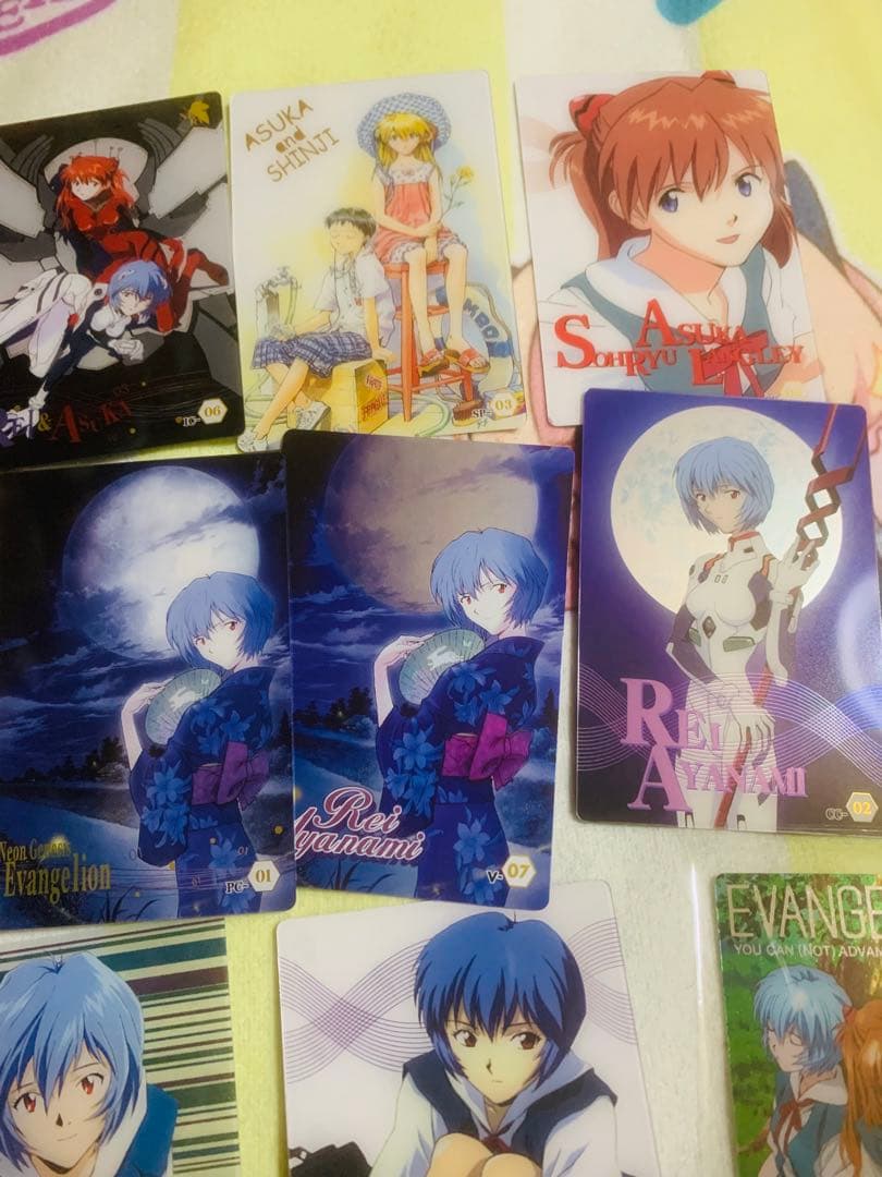 新世紀エヴァンゲリオン トレーディングカード　綾波レイ 惣流・アスカ・ラングレー