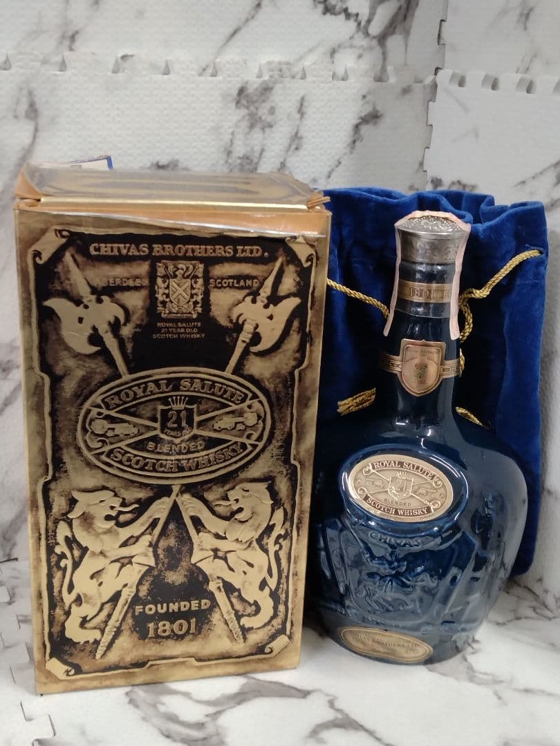 旧ボトル】シーバスブラザーズ ロイヤルサルート スコッチウイスキー 21年