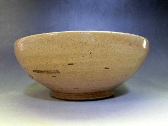 鉢■寿 古い平鉢 菓子器 黄瀬戸(江戸後期～明治期)古美術 時代物 骨董品■