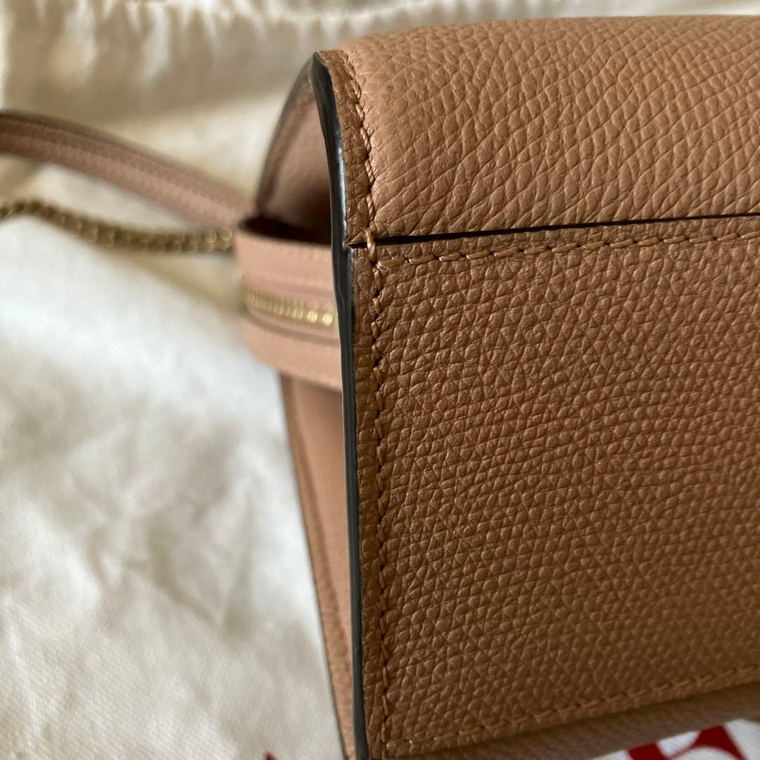 VALENTINO ピンクベージュ ハンドバッグ